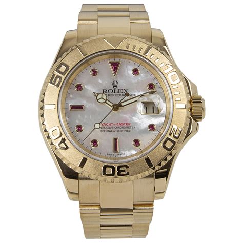 rolex yacht master mother of pearl ruby|Rolex Yacht.